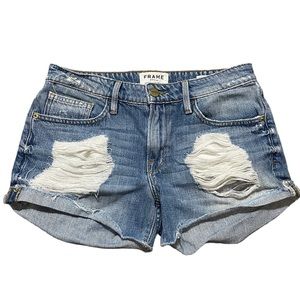 Frame Denim Le Grand Garçon Shorts Size 24